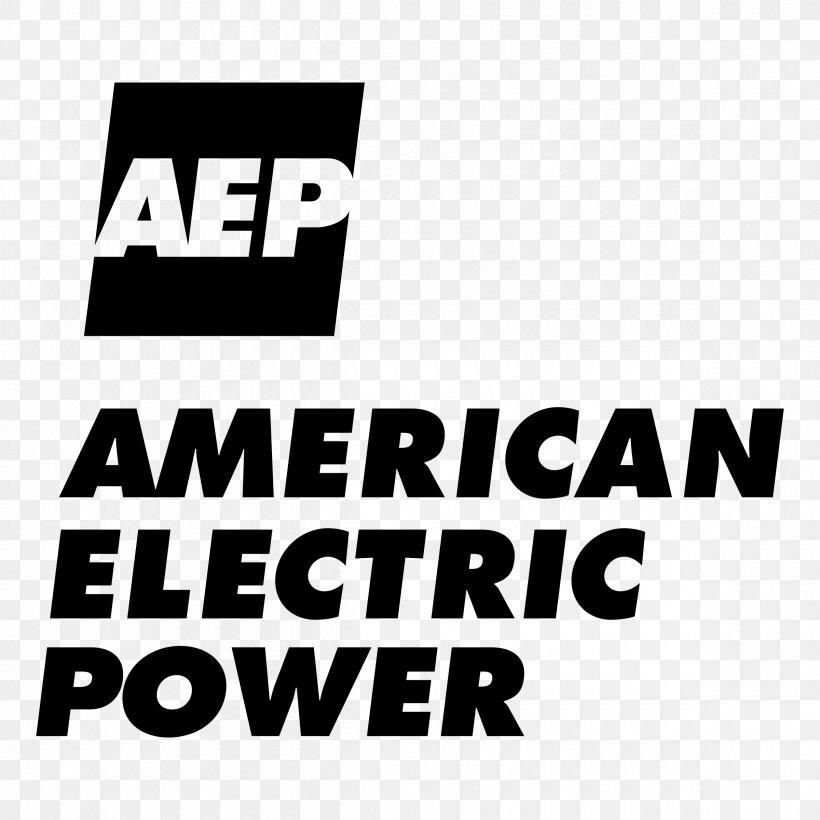 American Electric Power NYSE:AEP Company Electricity Chief Executive, PNG, 2400x2400px, American Electric Power, Area, Black, Black And White, Brand Download Free