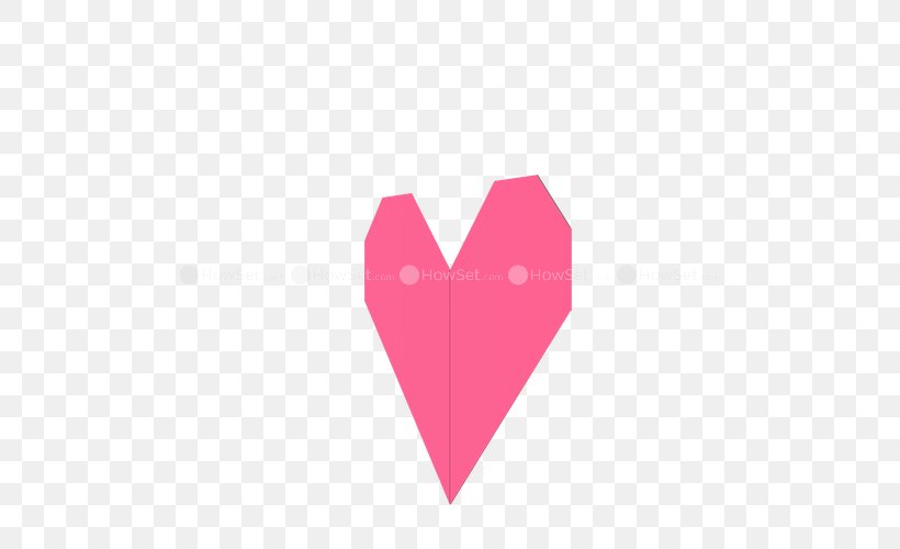 Paper Origami USMLE Step 1 Square, PNG, 500x500px, Paper, Heart, Magenta, Origami, Pink Download Free