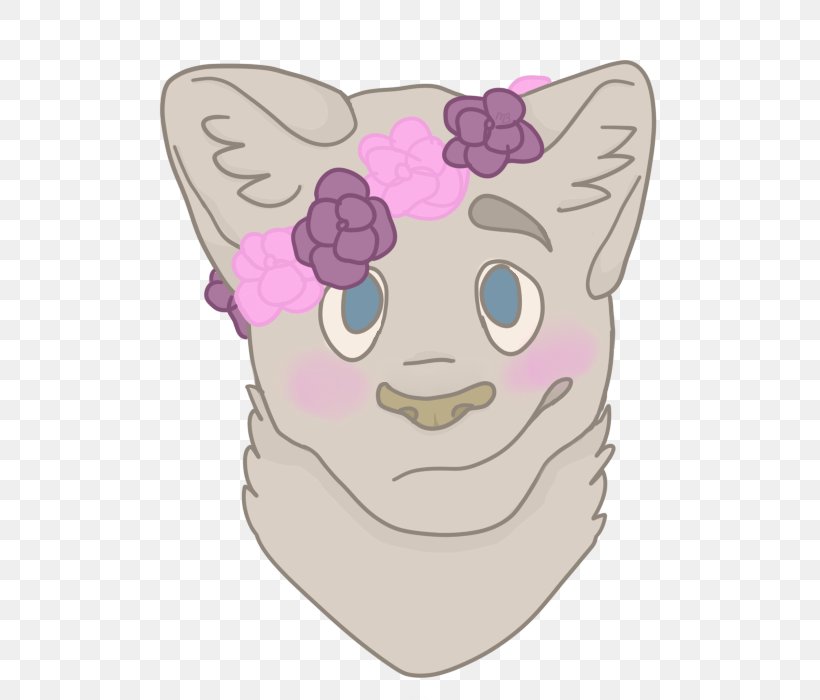 Whiskers Cat Snout Pink M, PNG, 600x700px, Watercolor, Cartoon, Flower, Frame, Heart Download Free