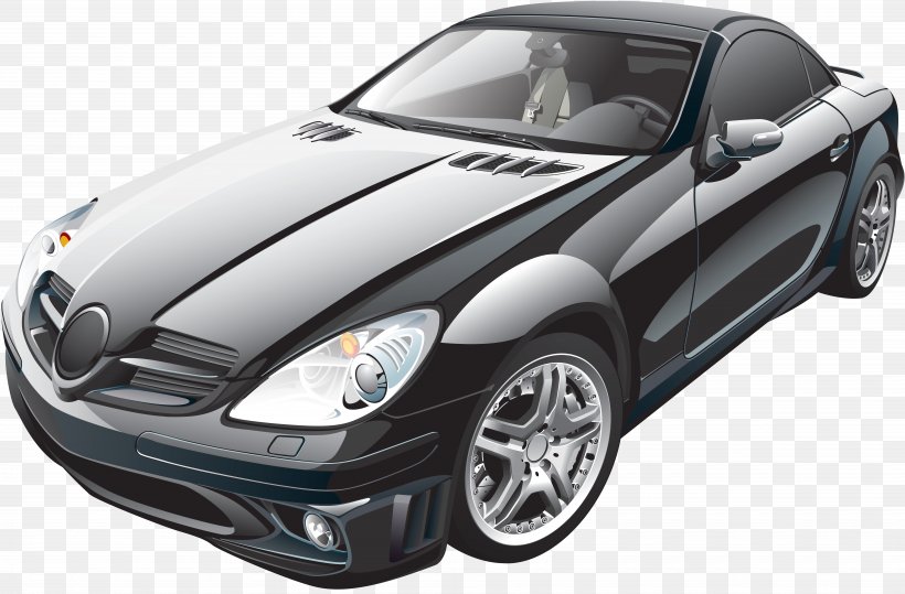 Mercedes-Benz Sports Car Clip Art, PNG, 7155x4704px, Mercedesbenz, Automotive Design, Automotive Exterior, Brand, Bumper Download Free