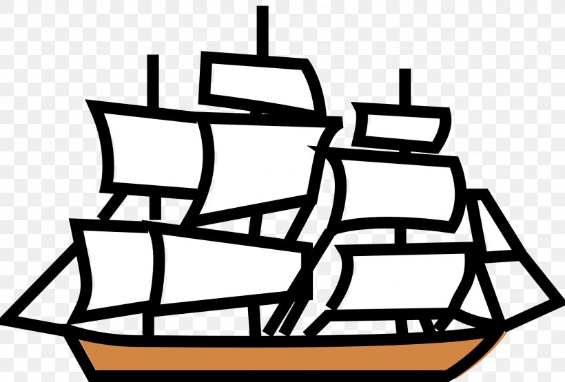 Ship Sailing Clip Art, PNG, 1920x1301px, Ship, Artwork, Black And White, Boat, Caravel Download Free