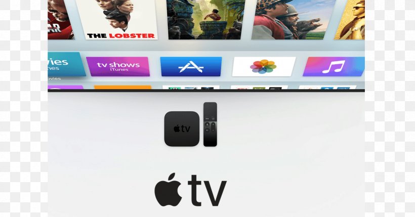 Apple TV (4th Generation) Television 4K Resolution TvOS, PNG, 1200x628px, 4k Resolution, Apple, Advertising, Apple Tv, Apple Tv 4th Generation Download Free