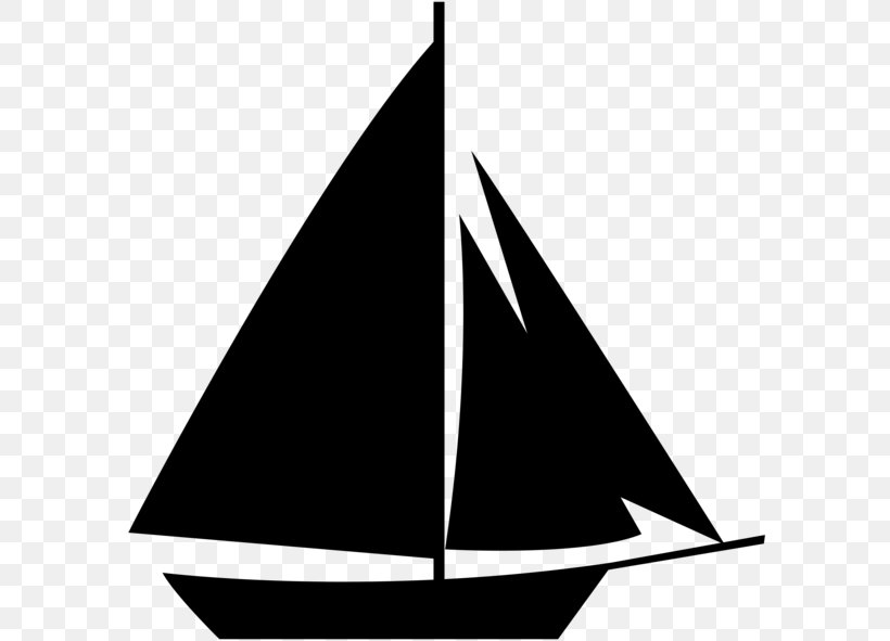 Sailboat Sailing Clip Art, PNG, 600x591px, Sailboat, Black And White, Boat, Caravel, Cone Download Free
