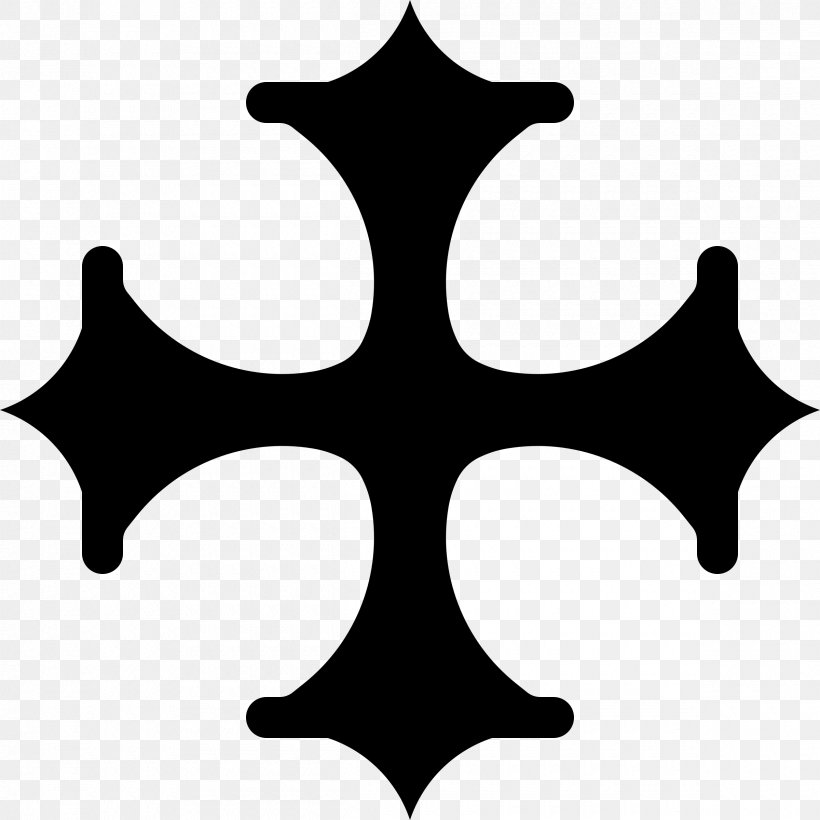 Cross Fleury Crosses In Heraldry Clip Art, PNG, 2400x2400px, Cross, Black And White, Cross Fleury, Cross Moline, Crosses In Heraldry Download Free