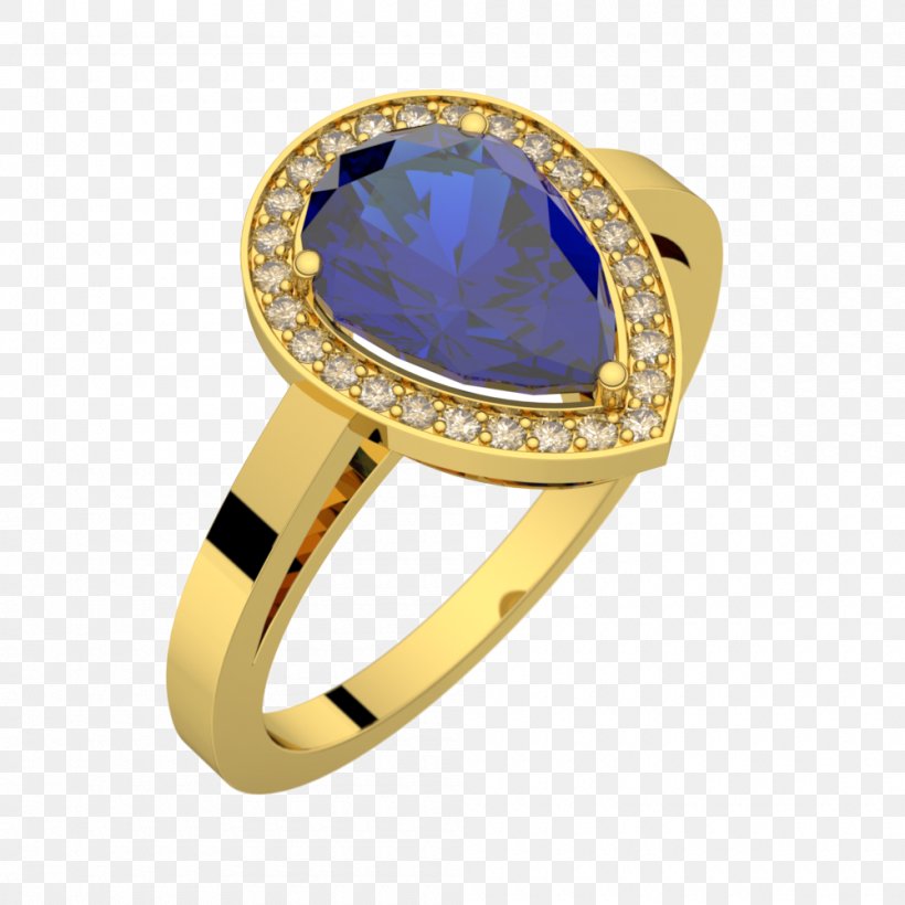 Sapphire Ring Pierre Précieuse Solitaire Jewellery, PNG, 1000x1000px, Sapphire, Blue, Body Jewelry, Carat, Costume Jewelry Download Free