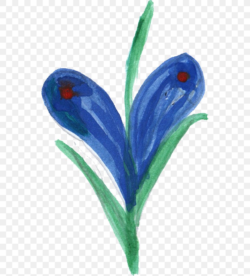 Flower Painting Petal, PNG, 547x906px, Flower, Aqua, Blue, Cobalt Blue, Flowering Plant Download Free