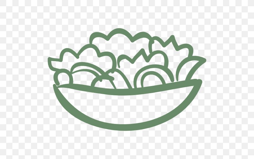 Caesar Salad Clip Art Lettuce Drawing, PNG, 512x512px, Caesar Salad, Black And White, Bowl, Drawing, Food Download Free