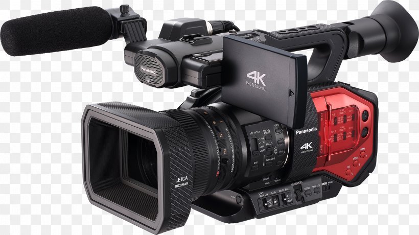 Video Cameras Panasonic AG-DVX100 4K Resolution Four Thirds System, PNG, 2500x1404px, 4k Resolution, Video Cameras, Camera, Camera Accessory, Camera Lens Download Free