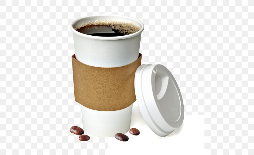 Instant Coffee Coffee Cup Cafe Take-out, PNG, 500x500px, Instant Coffee, Cafe, Cafe Au Lait, Caffeine, Coffee Download Free