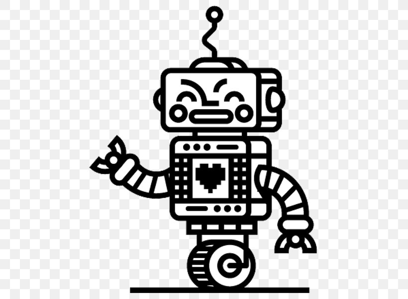 Robot Dribbble, PNG, 800x600px, Robot, Area, Black, Black And White, Brand Download Free