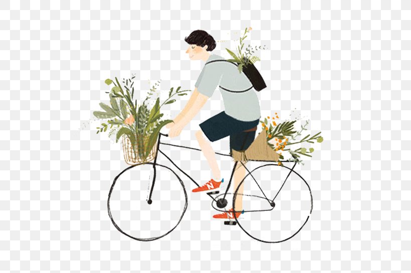 China Animation Illustrator Illustration, PNG, 580x545px, China, Animation, Art, Bicycle, Bicycle Accessory Download Free