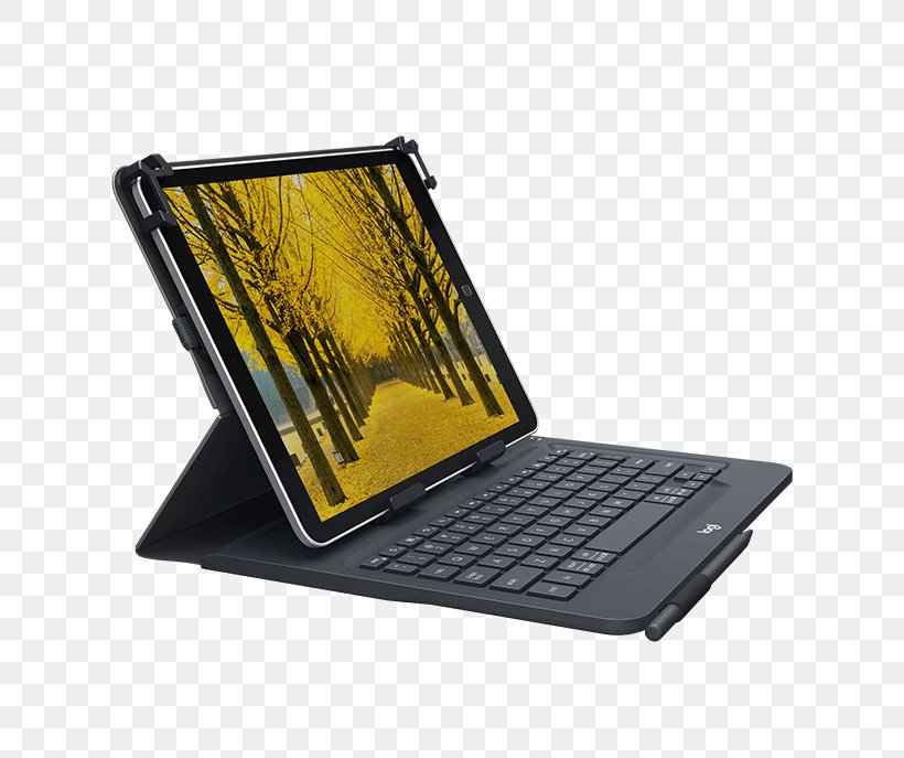 Computer Keyboard Logitech Universal Folio Logitech Tablet Keyboard For Android 3.0+ Wireless Keyboard Laptop, PNG, 800x687px, Computer Keyboard, Apple Ipad Family, Bluetooth, Computer, Computer Accessory Download Free