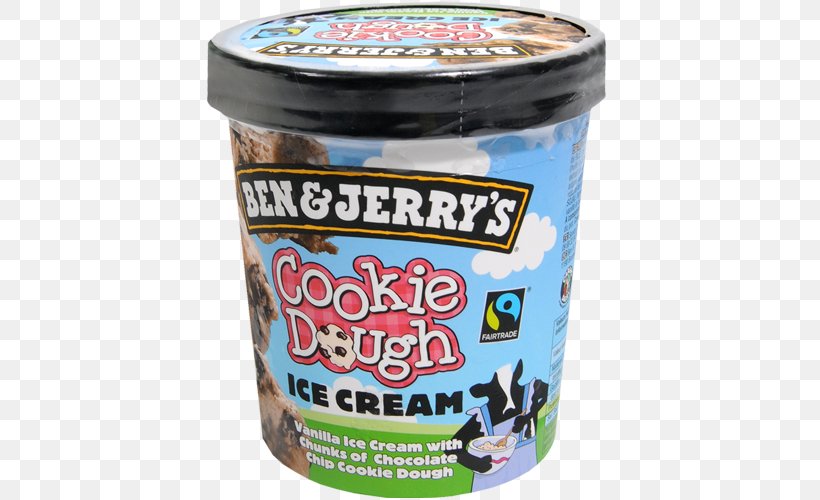 Ice Cream Ben & Jerry's Pretzel Frozen Yogurt Flavor, PNG, 500x500px, Watercolor, Cartoon, Flower, Frame, Heart Download Free