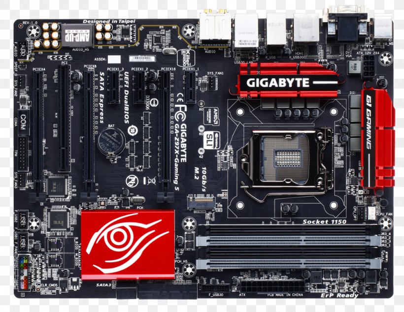 Intel LGA 1150 Gigabyte Technology Motherboard ATX, PNG, 1000x774px, Intel, Atx, Chipset, Computer Component, Computer Hardware Download Free