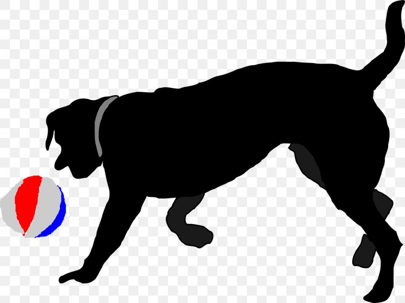 Labrador Retriever Puppy Ball Clip Art, PNG, 1280x960px, Labrador Retriever, Ball, Black, Black And White, Carnivoran Download Free