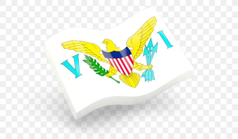 Flag Of The United States Virgin Islands British Virgin Islands, PNG, 640x480px, United States Virgin Islands, Brand, British Virgin Islands, Eagle, Flag Download Free