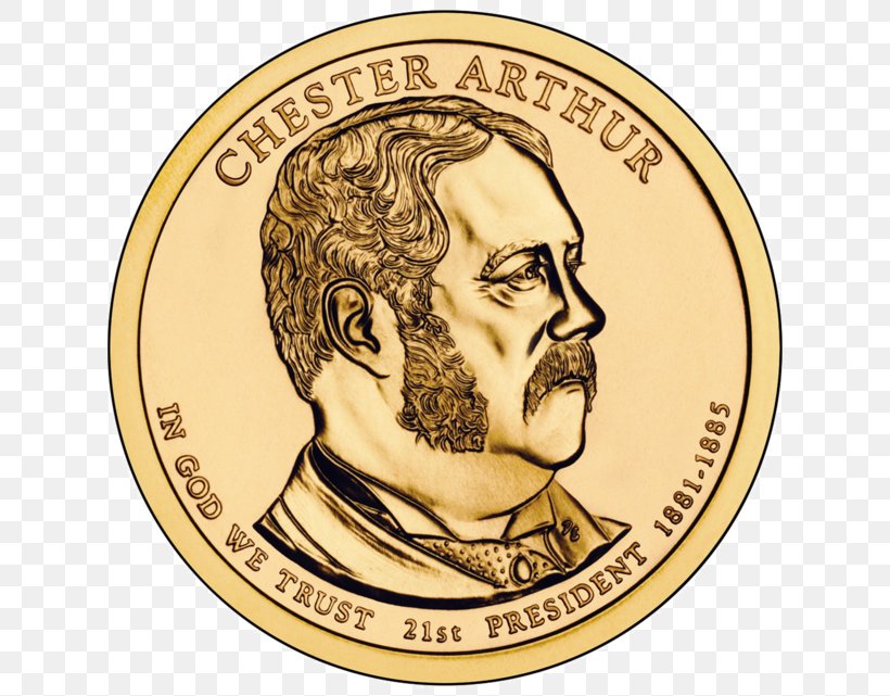 President Of The United States Dollar Coin Presidential $1 Coin Program, PNG, 640x641px, United States, Chester A Arthur, Coin, Coin Collecting, Coin Set Download Free