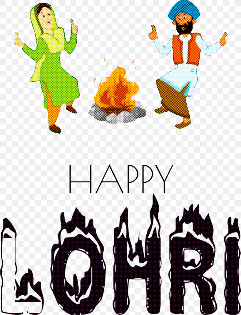 Happy Lohri, PNG, 2295x3000px, Happy Lohri, Cartoon, Conversation, Gesture, Holiday Download Free
