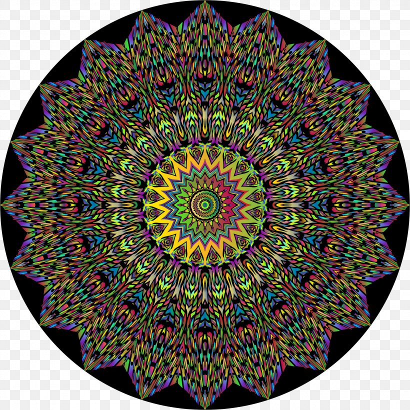 Mandala Psychedelic Art Psychedelia, PNG, 2308x2308px, Mandala, Art, Chakra, Color, Drawing Download Free