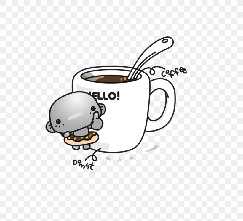 Coffee Cup Cafe Cartoon, PNG, 960x874px, Coffee, Area, Bird, Brand, Cafe Download Free