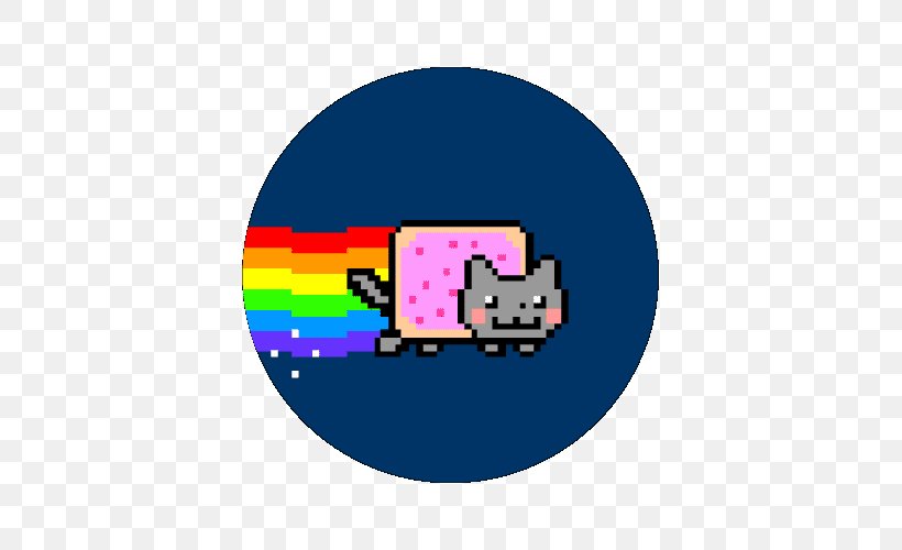 Nyan Cat YouTube Tenor, PNG, 500x500px, Watercolor, Cartoon, Flower, Frame, Heart Download Free