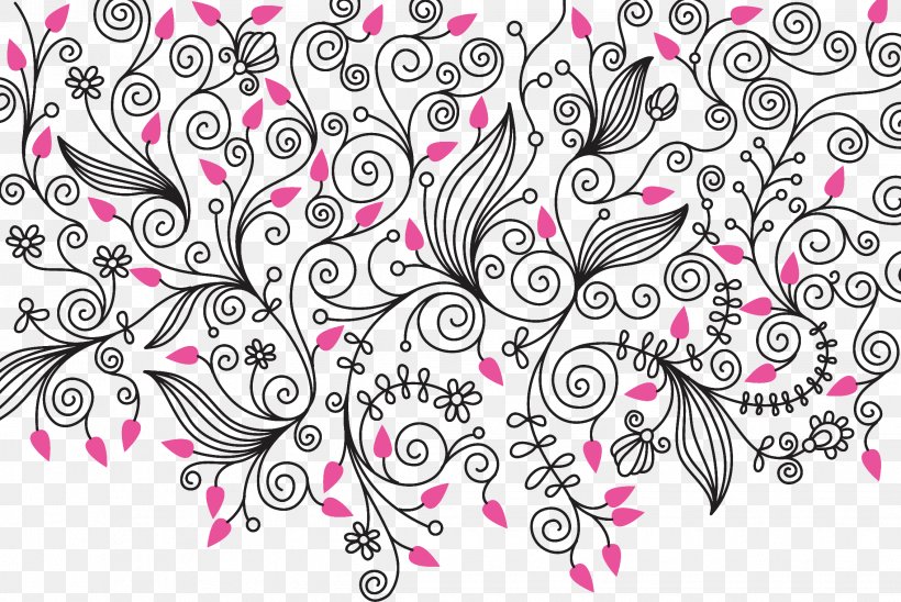 Pattern, PNG, 2268x1517px, Software Design Pattern, Art, Drawing, Flora, Floral Design Download Free