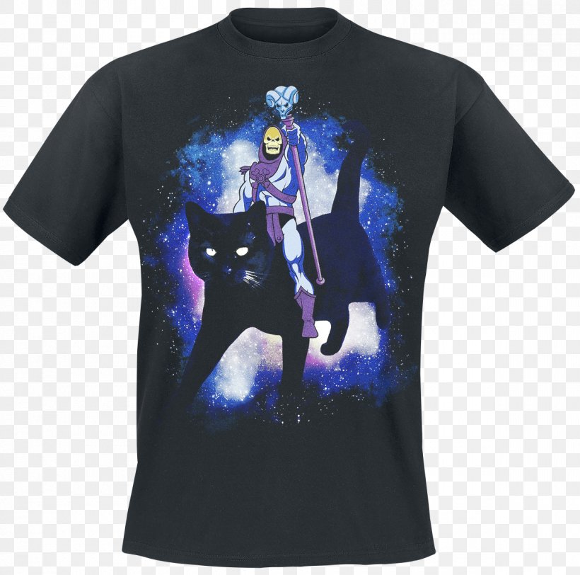 Skeletor T-shirt He-Man Cat Masters Of The Universe, PNG, 1200x1189px, Skeletor, Action Toy Figures, Active Shirt, Beast Man, Black Download Free