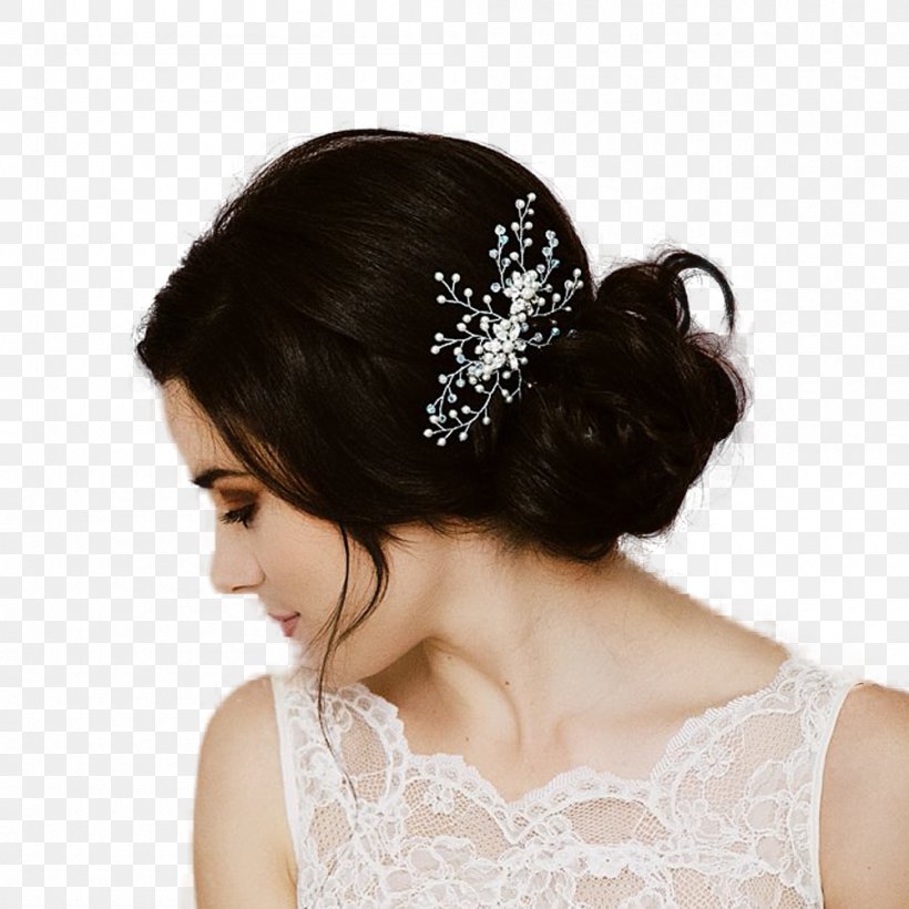 Comb Bun Hairstyle Bride, PNG, 1000x1000px, Comb, Black Hair, Bridal Accessory, Bride, Brown Hair Download Free