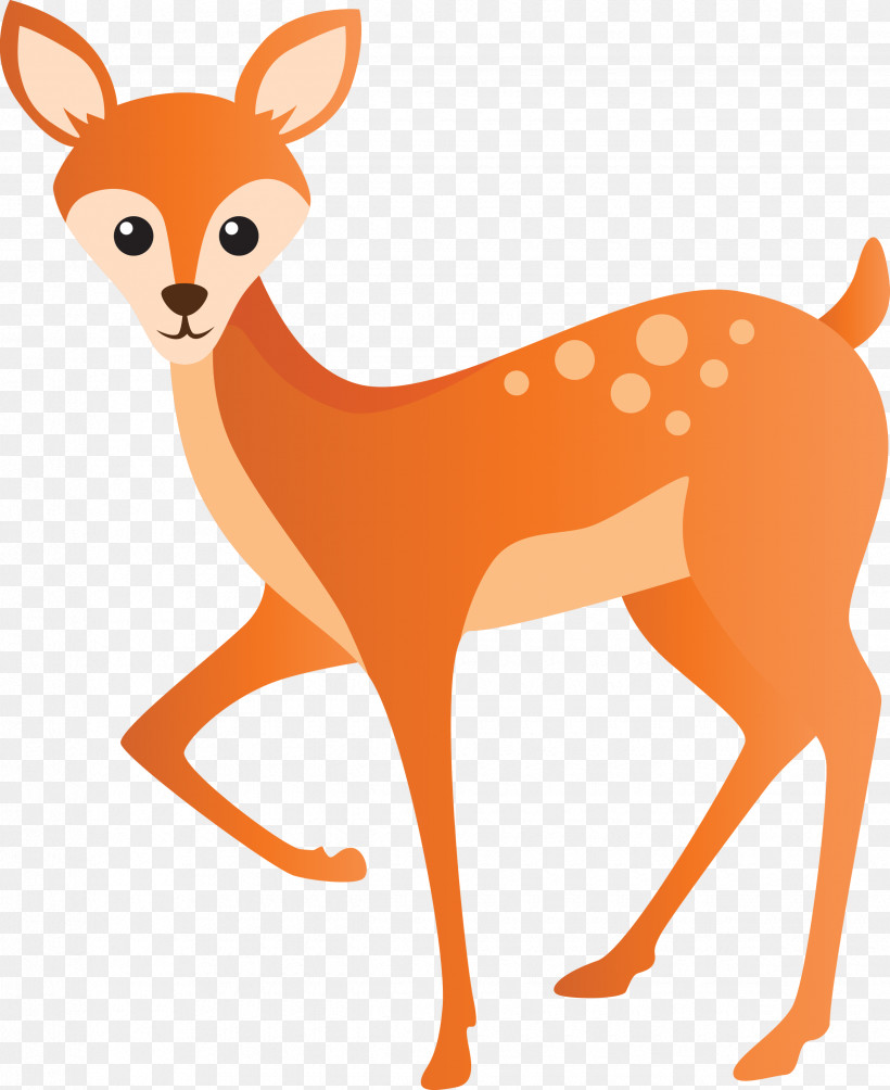 Deer Wildlife Tail Fawn Snout, PNG, 2450x3000px, Watercolor Deer, Animal Figure, Deer, Fawn, Roe Deer Download Free