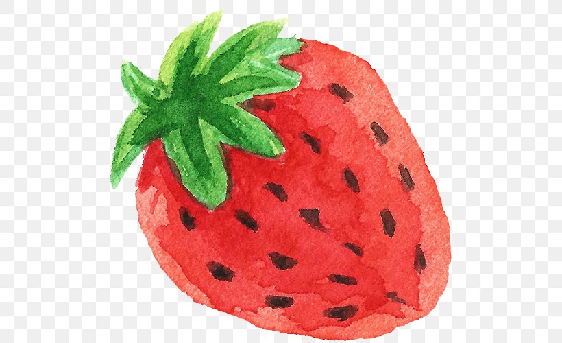 Transparent Watercolor Watercolor Painting Strawberry Fruit, PNG, 500x500px, Transparent Watercolor, Citrullus, Color, Food, Fruit Download Free