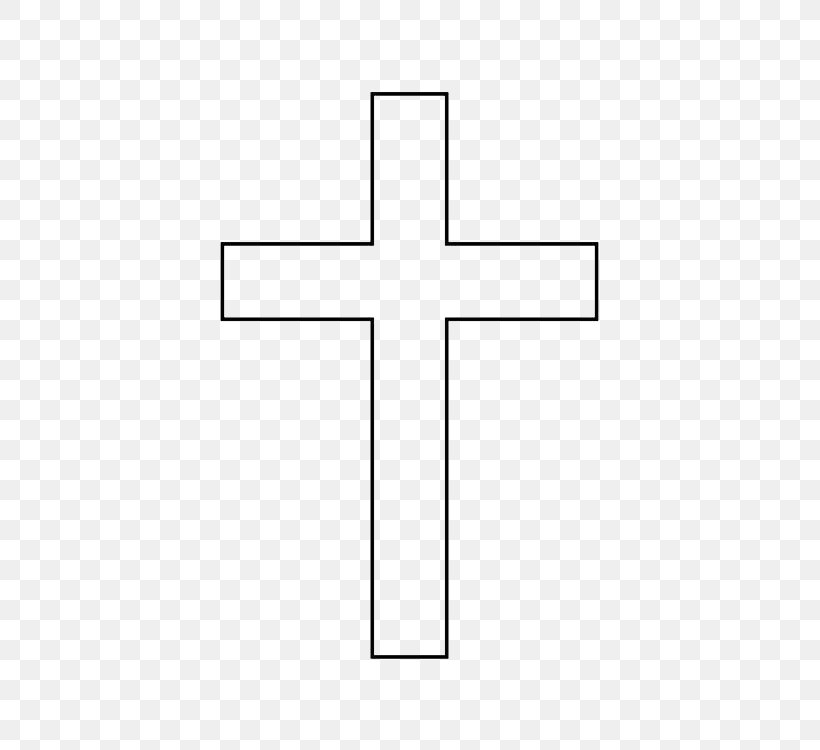 Christian Cross Symbol Outline Drawing Clip Art, PNG, 531x750px, Christian Cross, Area, Christianity, Coloring Book, Cross Download Free