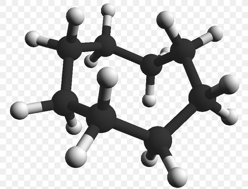 Cyclooctane Cycloalkane Conformational Isomerism Cyclononane, PNG, 775x628px, Cyclooctane, Alkane, Black And White, Chemical Compound, Chemistry Download Free