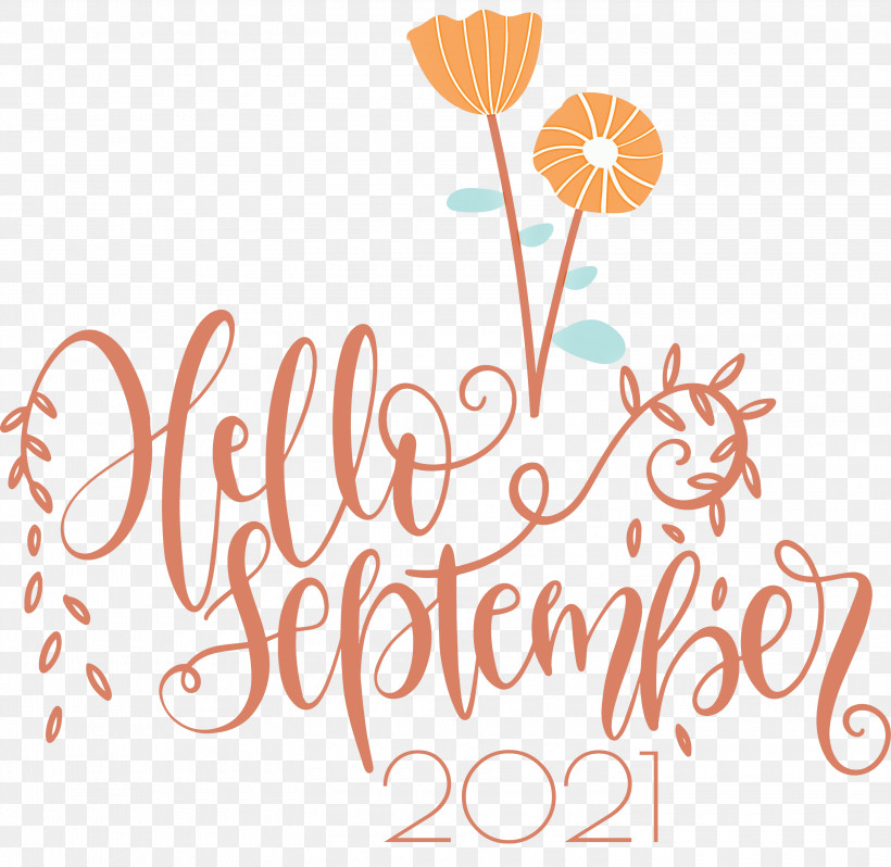Hello September September, PNG, 3000x2923px, 2019, Hello September, Childrens Day, Floral Design, Logo Download Free