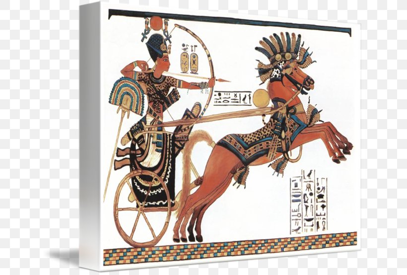 Ancient Egypt Chariot Pharaoh Egyptian, PNG, 650x554px, Ancient Egypt, Art, Artist, Canvas Print, Cavalry Download Free