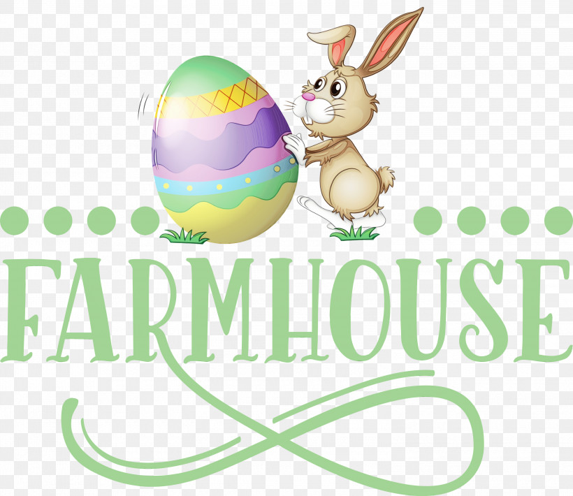 Easter Bunny, PNG, 3000x2599px, Farmhouse, Easter Bunny, Easter Egg, Egg, Logo Download Free