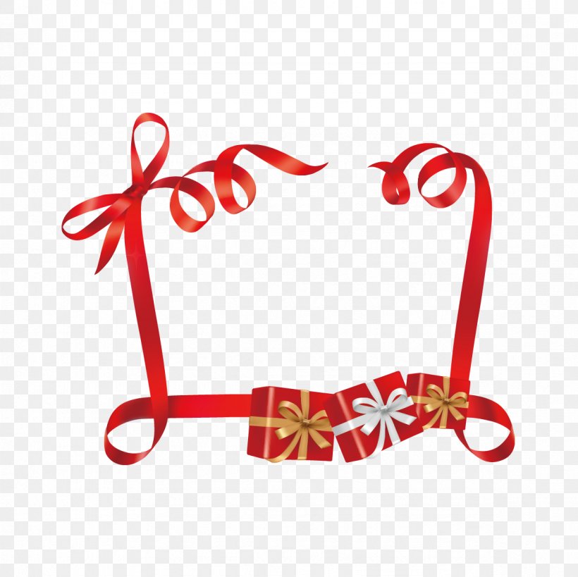 Red Ribbon Greeting Card Gift, PNG, 1181x1181px, Ribbon, Advertising, Area, Banner, Christmas Download Free