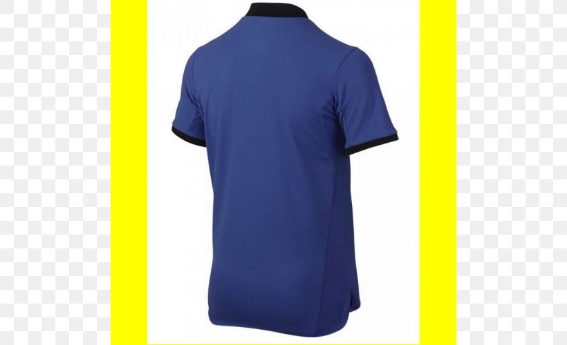 Tennis Polo Neck Shirt, PNG, 500x500px, Tennis Polo, Active Shirt, Blue, Cobalt Blue, Electric Blue Download Free