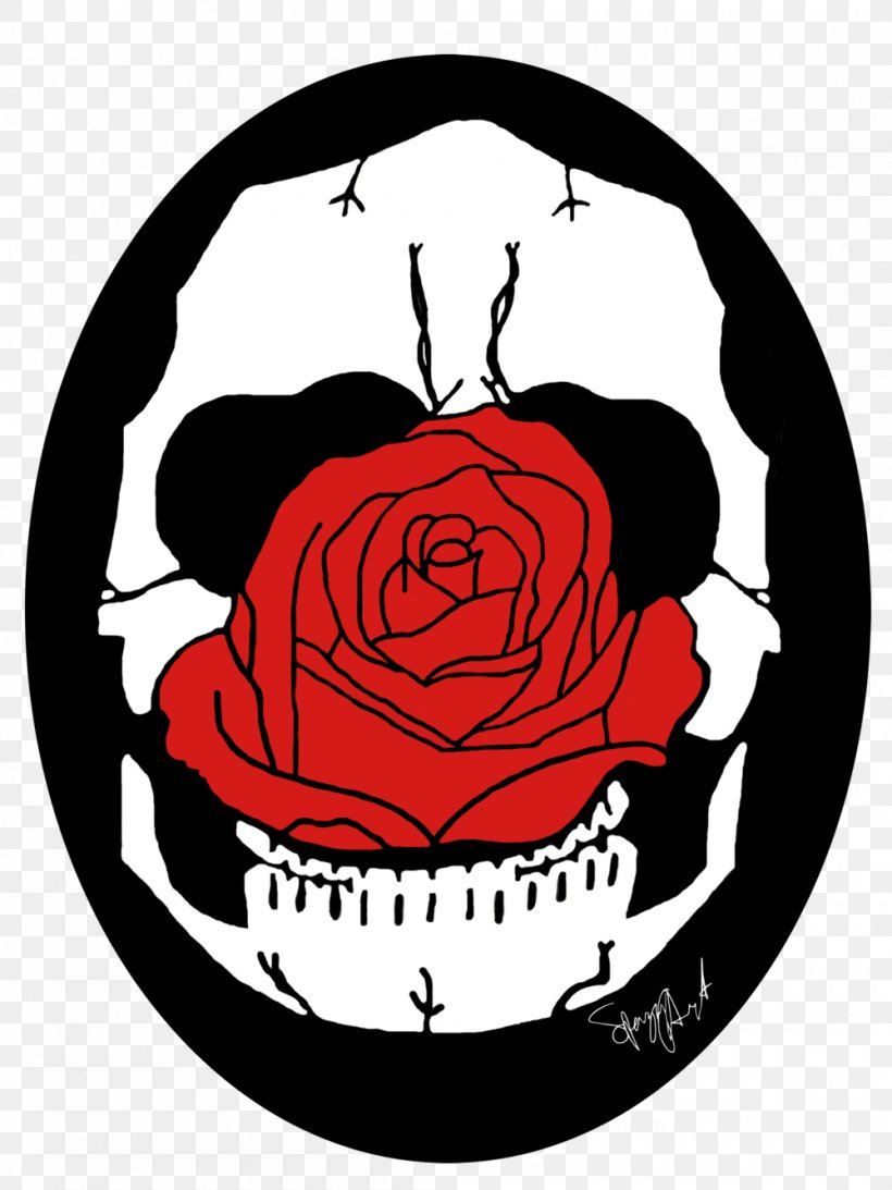 Garden Roses Art Human Skull Symbolism, PNG, 1000x1333px, Garden Roses, Art, Digital Art, Flower, Flowering Plant Download Free