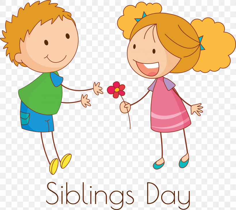 Happy Siblings Day, PNG, 3000x2669px, Happy Siblings Day, Cartoon, Celebrating, Child, Gesture Download Free