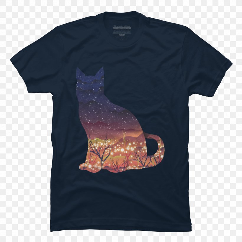 T-shirt Cat Clothing Polo Shirt, PNG, 1800x1800px, Tshirt, Active Shirt, Brand, Cat, Clothing Download Free