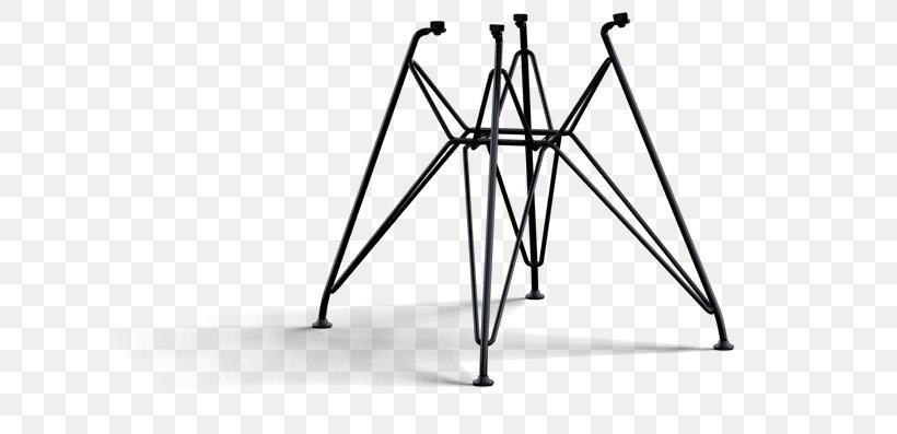 Wire Chair (DKR1) Charles And Ray Eames Furniture Design, PNG, 659x397px, Wire Chair Dkr1, Area, Bicycle Frame, Bicycle Part, Black And White Download Free