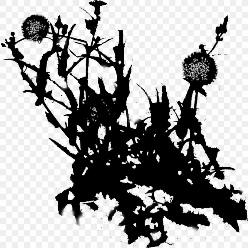 Flowering Plant Font Silhouette Leaf, PNG, 900x900px, Flower, Art, Blackandwhite, Botany, Branch Download Free