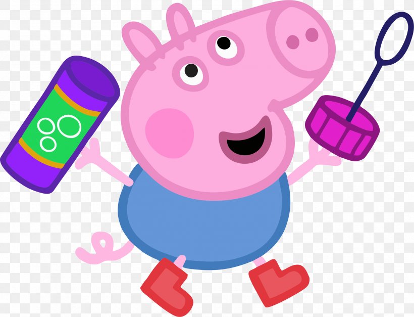 Daddy Pig Mummy Pig George Pig Party, PNG, 2571x1966px, Watercolor, Cartoon, Flower, Frame, Heart Download Free