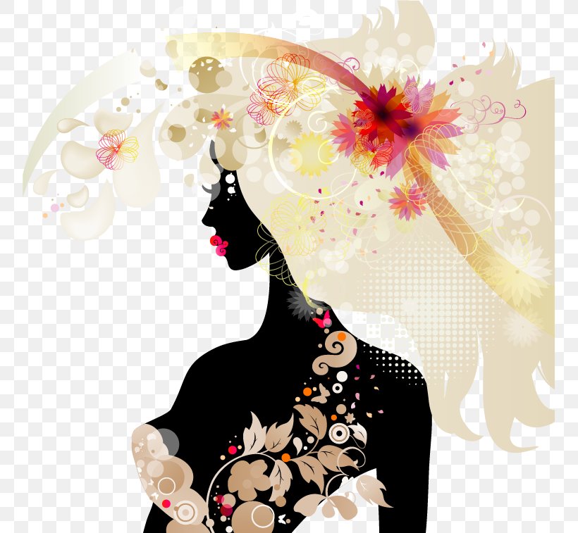 Fashion Logo Beauty Pageant Silhouette, PNG, 755x757px, Fashion, Art, Beauty, Beauty Pageant, Drawing Download Free