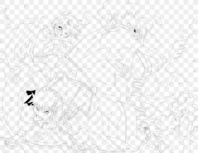 Line Art Sasuke Uchiha Kakashi Hatake Sketch, PNG, 4000x3089px, Line Art, Area, Art, Artwork, Black Download Free