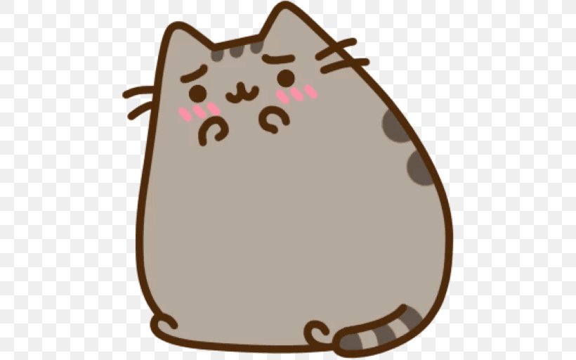 Pusheen Sticker Telegram Cat, PNG, 512x512px, Pusheen, Brown, Carnivoran, Cat, Cat Like Mammal Download Free