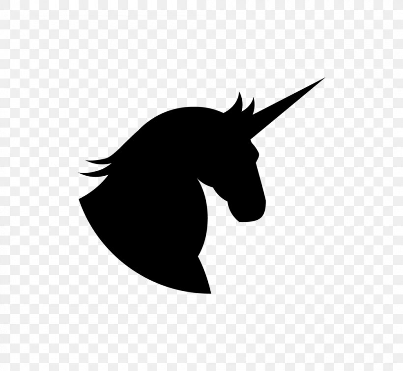 Unicorn Silhouette Clip Art, PNG, 1000x923px, Unicorn, Black, Black And White, Drawing, Fictional Character Download Free
