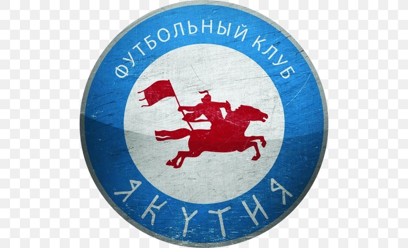 FC Yakutiya Yakutsk Football Team Yakut Autonomous Soviet Socialist Republic Russian Cup, PNG, 500x500px, Football, Association, Badge, Blue, Emblem Download Free