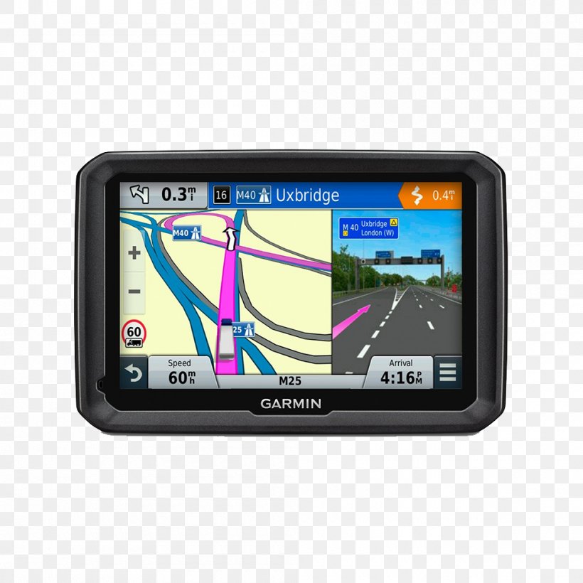 GPS Navigation Systems Car Truck Satellite Navigation Garmin Dēzl 570, PNG, 1000x1000px, Gps Navigation Systems, Automotive Navigation System, Car, Display Device, Electronic Device Download Free