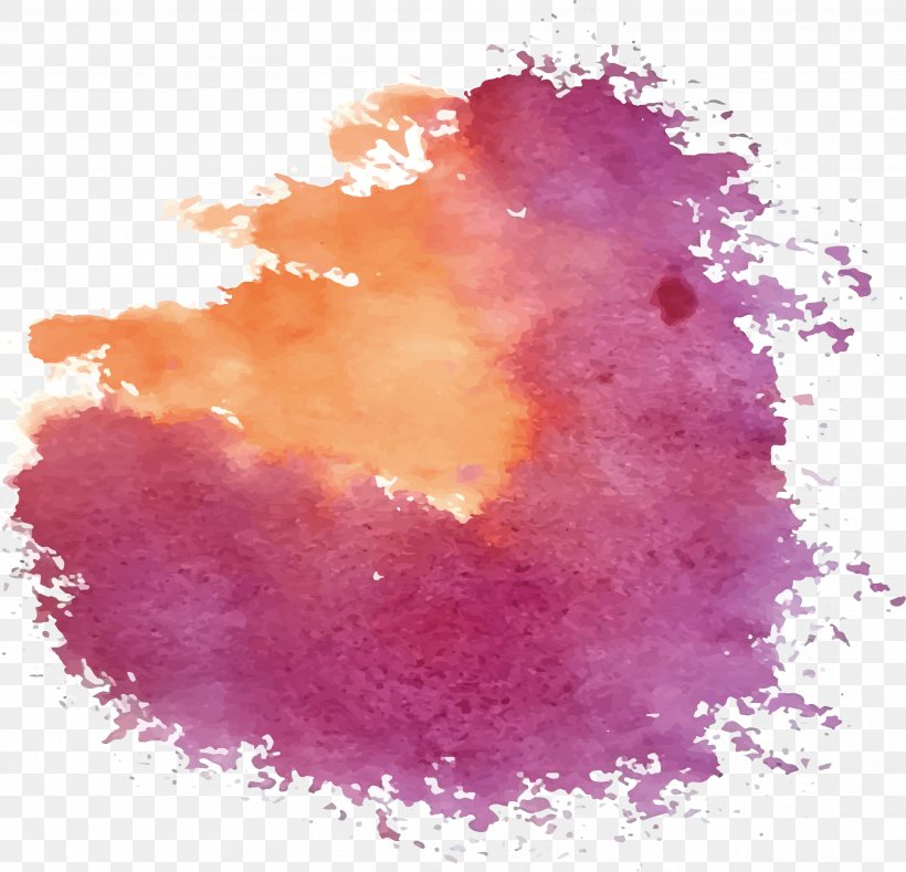 Pink, Orange, Watercolor, Halo, PNG, 2634x2537px, Watercolor Painting, Halftone, Image File Formats, Magenta, Painting Download Free